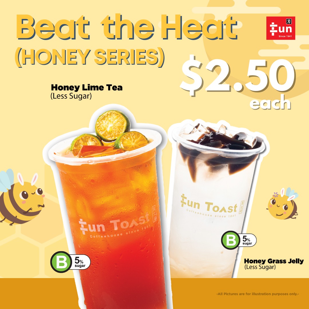 Beat the October heat with Fun Toast’s Honey Series!