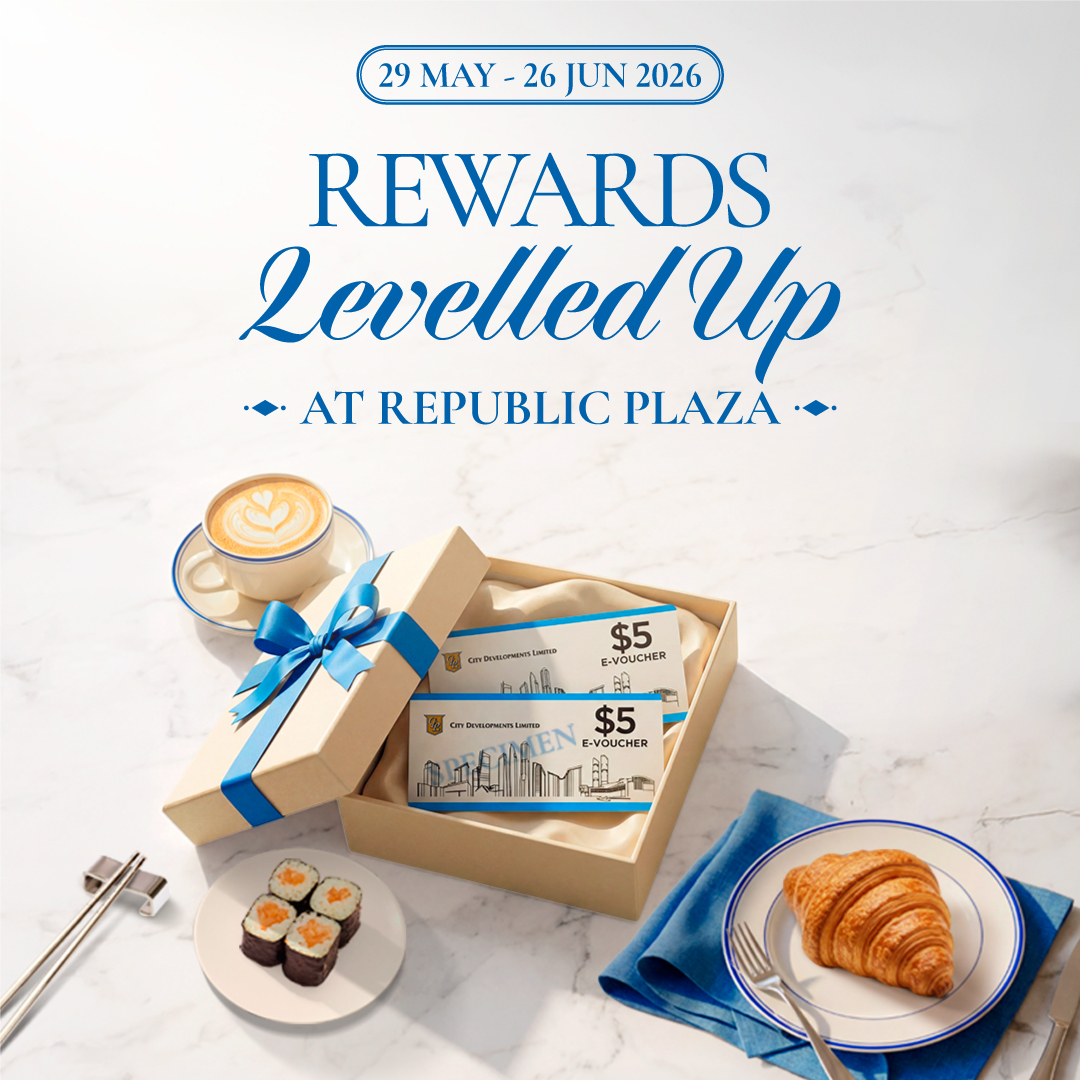 Rewards Levelled Up at Republic Plaza