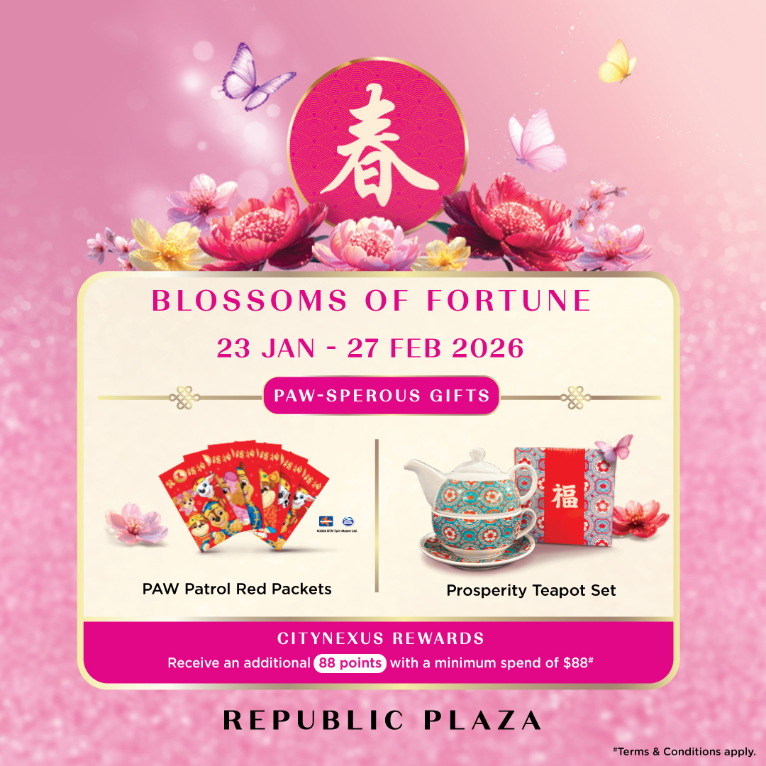 Blossoms of Fortune at Republic Plaza