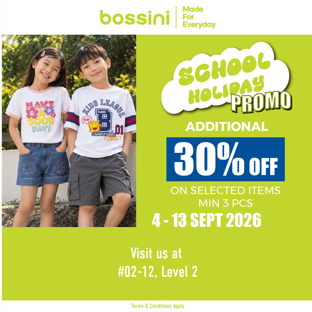 Bossini School Holiday Special