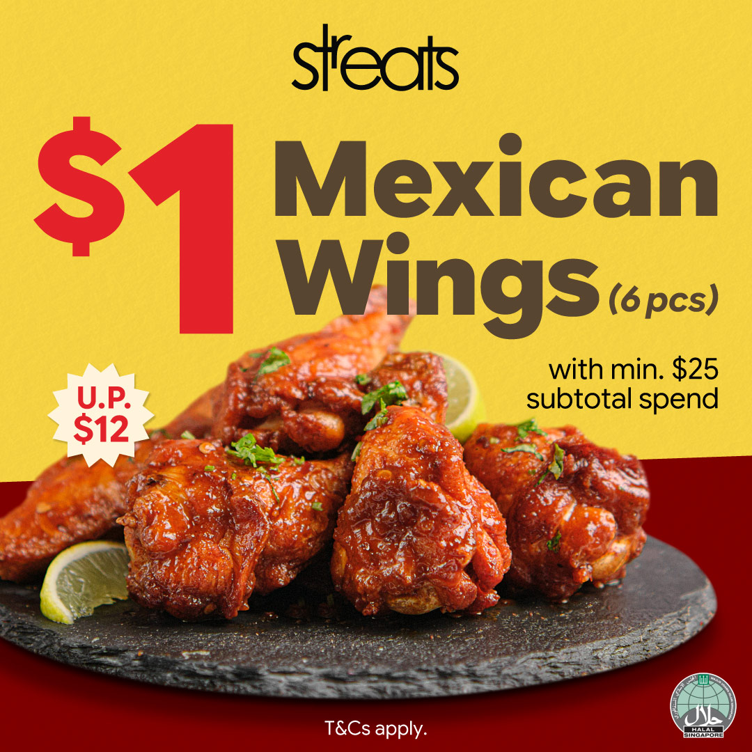 $1 for 6 Mexican Wings