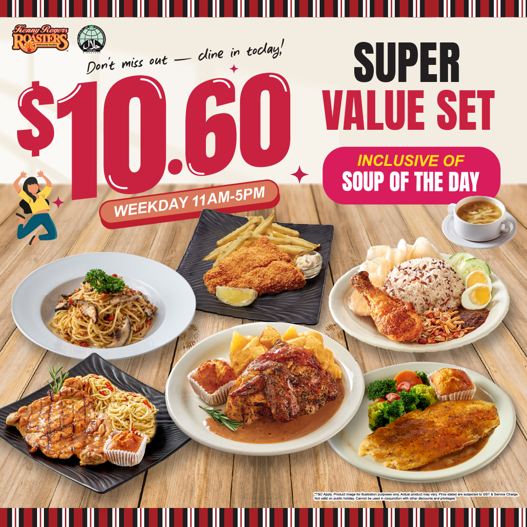 Kenny Rogers Roasters $10.60 Value Set