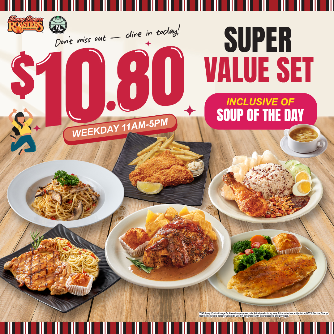 Kenny Rogers Roasters $10.80 Value Lunch